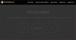 Desktop Screenshot of iticketfight.com